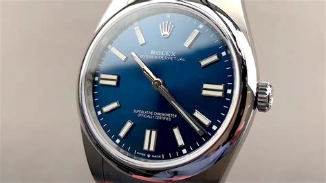 rolex oyster perpetual 31mm blu|rolex oyster perpetual 41 review.